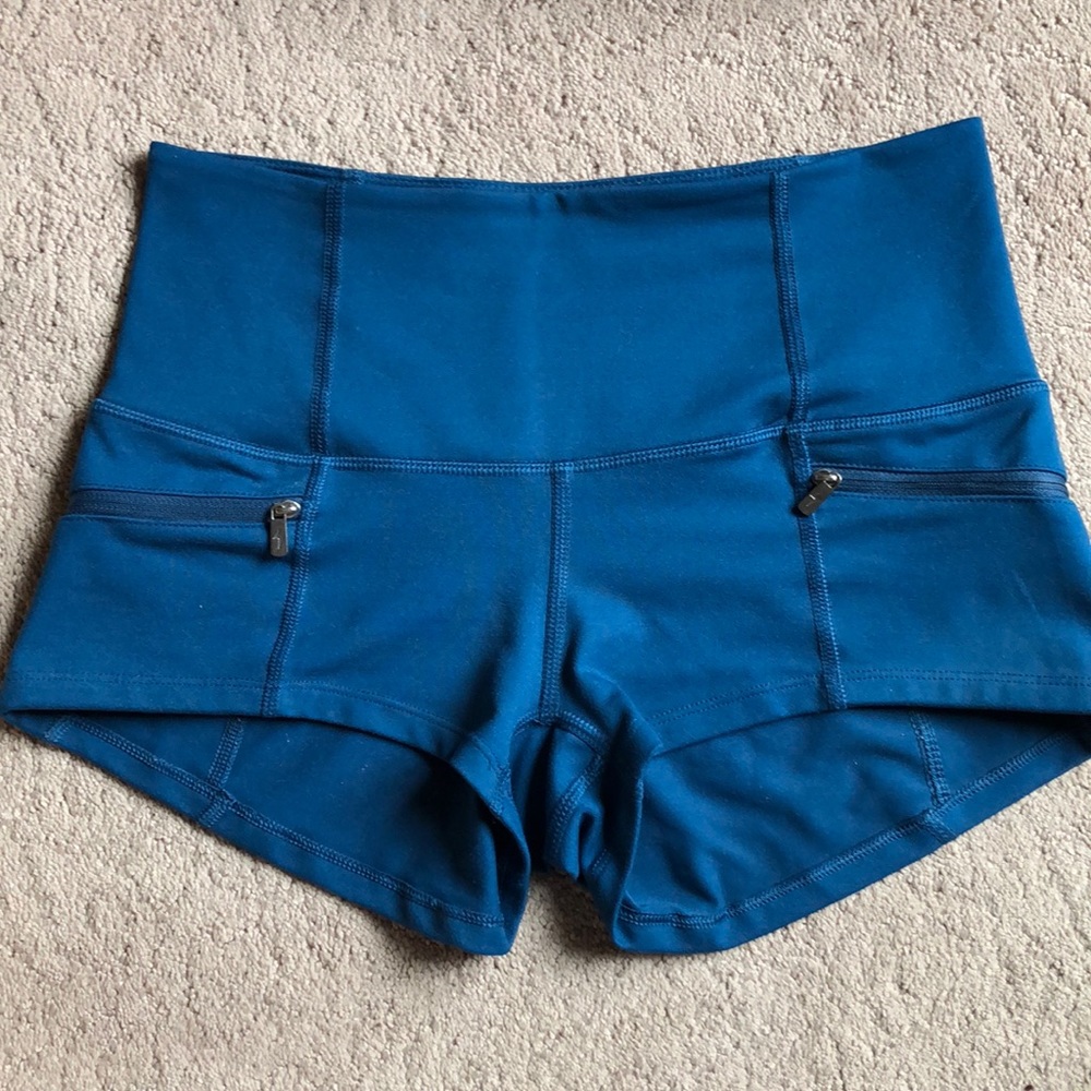 Popflex Hi-Lo Pop Short in Indigo